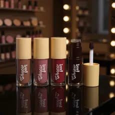 Tint Cream Choco Fun Fenzza Lip Tint Cremoso Camafeu, Cookie, Sensação, Brownie