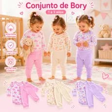 Roupa De Bebe 1 A 3 Anos Kit 4 Pçs Conjunto De Body Manga Longa Feminino Masculino Roupa Infantil