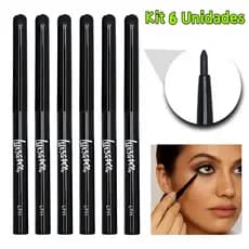 6 Unidades (ou 12 Unidades) Lápis Retrátil LUISANCE Soft Line - Alta Pigmentação, Textura Macia e Aplicação Precisa
