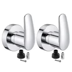 Acabamento De Registro Docol Cromado Kit 2 Unidades Metal 1/2", 3/4" e 1"