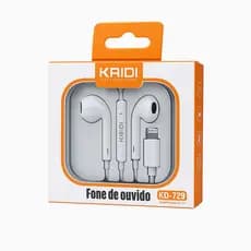 Fone De Ouvido Com Fio Com Microfone Entrada tipo C Kaidi KD 729 para celular