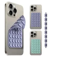 Nova ventosa suporte celular com ventosa dupla frente e verso para celular telefone fixação espelho e superficies
