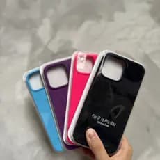 Capa Case Capinha Silicone Aveludado iPhone 13/14/15/16  PRO MAX
