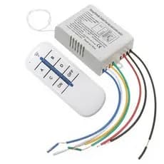 Controle Remoto Interruptor  Com Relé Inteligente de 4 Vias Controle 4 lâmpadas com 1 controle