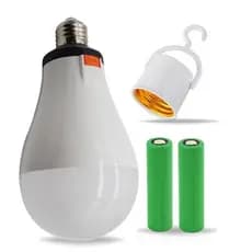 Lâmpada Bulbo Led L85 Recarregável Com Bocal Gancho E27 Para Lugares Remoto e Contra A Apagão
