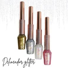 Delineador liquido Gliter star dust Pink 21