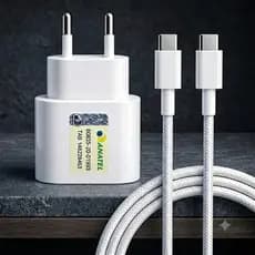 {ORIGINAL} Kit Carregador Turbo iPhone 15 16 17 Pro Max PD Para Celular USB-C Cabo Reforçado Carregamento Rápido