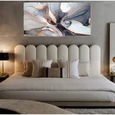 Kit  Cabeceiras de Cama Box Casal  45x20cm Nuvem - Varios Tamanhos - Envio Rapido