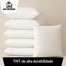 Kit Ate 6  Refil Enchimento 45×45 cm – Tnt Translúcido e Espuma Leve – Prático e Decorativo