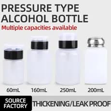 Frasco Dispensador De Solvente IPA 60ml/160ml/200ml/250ml (Removedor De Álcool E Esmalte)