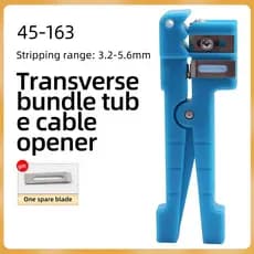 Descascador De Cabo Coaxial 45-163 , Tubo De Buffer 3.2-5.6 Mm FTTH , Cortador De Faca De Bainha