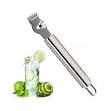 Ralador Raspador Zester Inox Raspa Limão Laranja Para Drinks