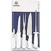 CONJUNTO CHURRASCO BRANCO 5PC MASTER LINE MUNDIAL