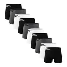 Kit 10 Cuecas Boxer Up Underwear 436 Microfibra Masculina Sortido