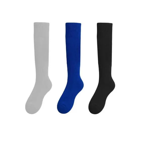 Kit 3 Meião De Futebol Profissional Alta Qualidade Meias Cano Alto Esportivo