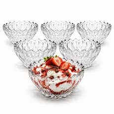 Conjunto de 6 Tigelas em Vidro Galaxy Kit com Bowls de 280ml para Sobremesa e Sorvete