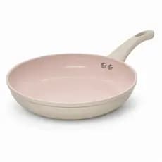 Frigideira Antiaderente de Alumínio com Revestimento Cerâmico Creme Panela 28 cm 2,5 L