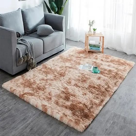 Tapete 1,00 X 1,40 Felpudo Antiderrapante Resistente Luxo Confortável Sala