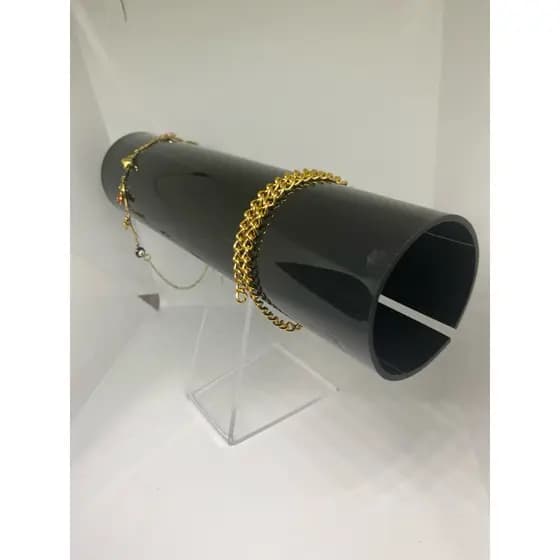 EXPOSITOR DE PULSEIRA ACRÍLICO PRETO