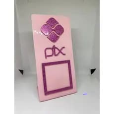 Placa Pix Barbie Charme