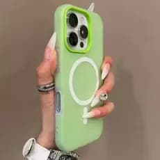 Luxo Doces Carga Sem Fio Fosco Caso De Telefone Para iPhone 11 12 13 14 15 16 Pro Max Magnético Pára-Choques Casos Capa