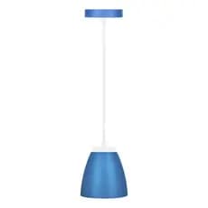 Pendente Led Kian Azul 9w Branca Fria 110v/220v