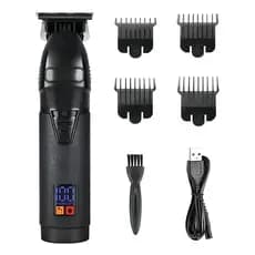 Máquina De Acabamento  Sem Fio Wmark Ng318 Preta com Display Led 110v/220v