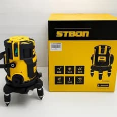 Nível A Laser Profissional 5 Linhas 20mts IP67 Trena 2 Baterias Recarregáveis Bivolt + Óculos. TING