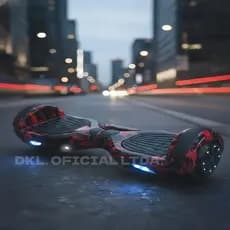 Hoverboard Elétrico Bivolt 58x20x18cm - Bluetooth, LED, Autonomia 12km (Infantil e Adulto). TING