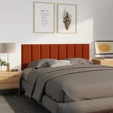 Kit Cabeceira Estofada Completo Adesiva em Modulos 60x20 para Cama de Solteiro Casal Queen King