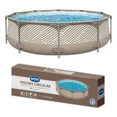 Piscina Redonda Reforçada Mor 5200 Litros 3,05x3,05x0,76m