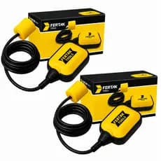 Kit 2 Boia Elétrica Automática 15A/25A Regulador Nível Caixa D'água