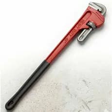 Chave Grifo 48 Polegadas Profissional Americana Cano Heavy Duty Cor Vermelha