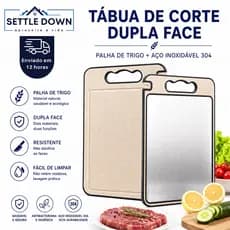Tábua De Corte Antibacteriana 304 Aço Inoxidável - Aço Inox de Grau Alimentício para Cozinha e Jantar