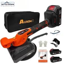 Ventosa Vibratória para Porcelanato 21V Kit Máquina Assentar Piso Azulejo com 2 Baterias