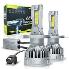 Par Lampada Ultra Super Led 36000lm 200w Farol de carro H4 H7 H11 HB3 HB4 6500K Canbus Automotivo