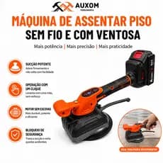 Ventosa para Porcelanato Vibratória com 2 Baterias– Kit máquina de assentar piso