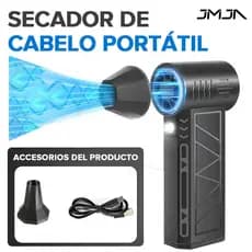 JMJN Mini Ventilador Turbo Jet 130000RPM Elétrico Portátil 3 Modos Potente para Limpeza e Refrigeração