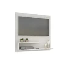 Painel P/ TV de 32" C/ SUPORTE e Nicho de madeira P/ Sala/Quarto/Área de Lazer