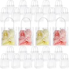 20/30/50 sacolas transparentes para presentes, perfeitas para guardar pequenos presentes como doces ou itens diversos.