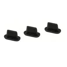 Kit 3 Tampas de Silicone para Portas USB-C, Protetores Antipoeira para Celulares e Tablets