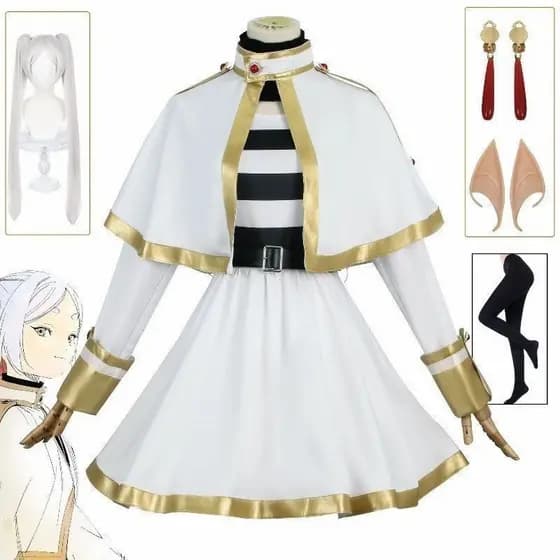Fantasia de Cosplay Sousou No Frieren, Camisas Femininas, Fantasia de Carnaval para Adultos RF8U QJZX SDF4 IVJU 1SVK