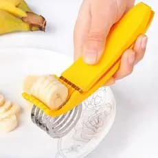 Fatiador Cortador Inox De Banana Legumes E Frutas Fitness Pratico