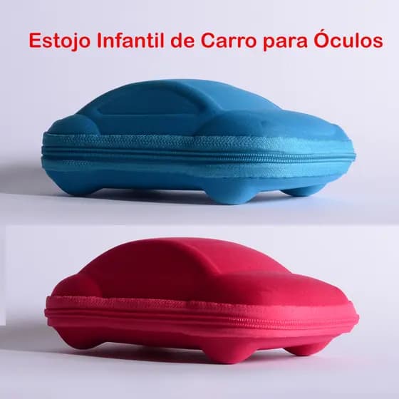 Estojo Infantil de Carrinho Original Case com Zíper Porta Óculos Infantil - 2 Cores