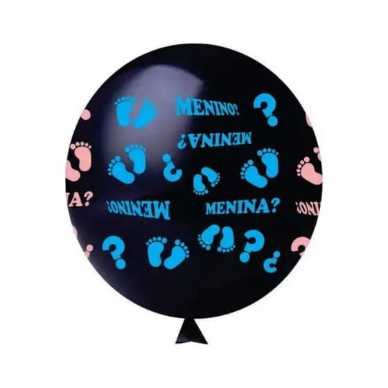 Balão Revelação Chá de Bebê Menino ou Menina Decoração Gender Reveal