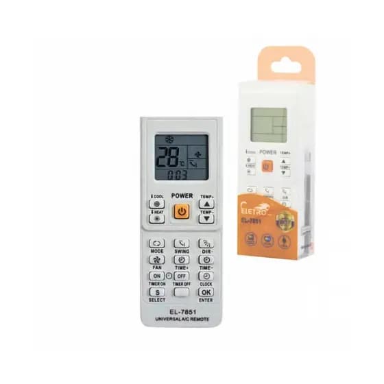 Controle Remoto Para Ar Condicionado Split Universal Compatível com Diversas Marcas Modelos
