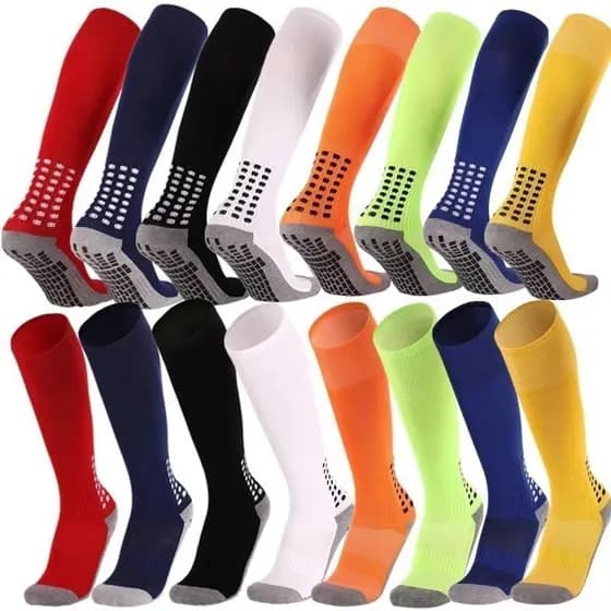 Kit 2 Pares Meiao de Futebol Antiderrapante Juvenil Jogador Profissional Meia de Futebol 34 ao 37