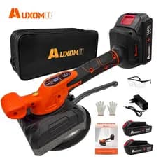 AUXOM Ventosa para Porcelanato Vibratória com 2 Baterias 21v– Kit máquina de assentar piso