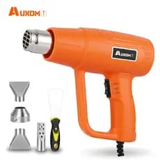 AUXOM Soprador Térmico 2000W 110V/220V - Pistola de Ar Quente 2 Velocidades com Temperatura Ajustável até 650°C