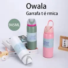 Garrafa Térmica Owala 32 Oz Ideal para Exercícios e Aventura ao Ar Livre Mantém a Temperatura por Mais Tempo